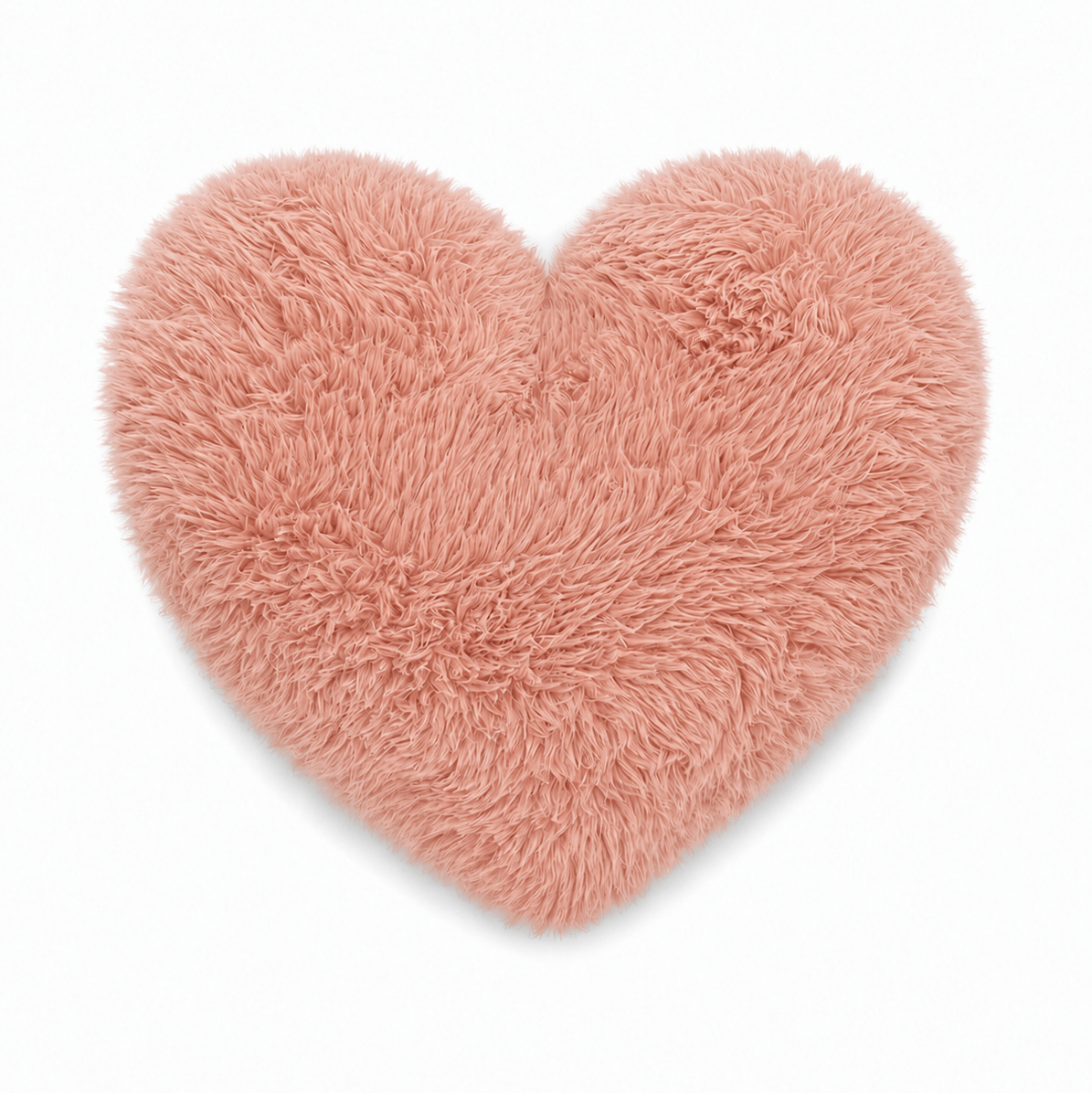 Meowbaby Furry Heart Decorative Pillow for Children – Soft and Stylish | Mammoth