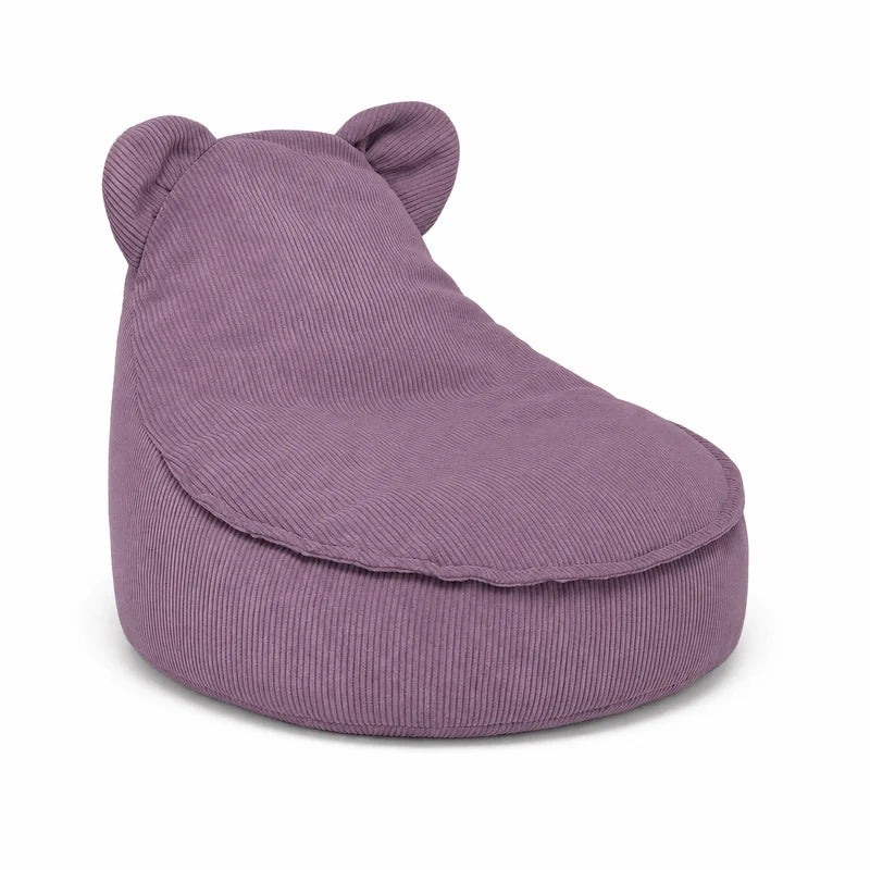 Pouf Ours en velours Corduroy à fines côtes Slimcord