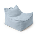 Pouf carré en velours Corduroy à fines côtes Slimcord