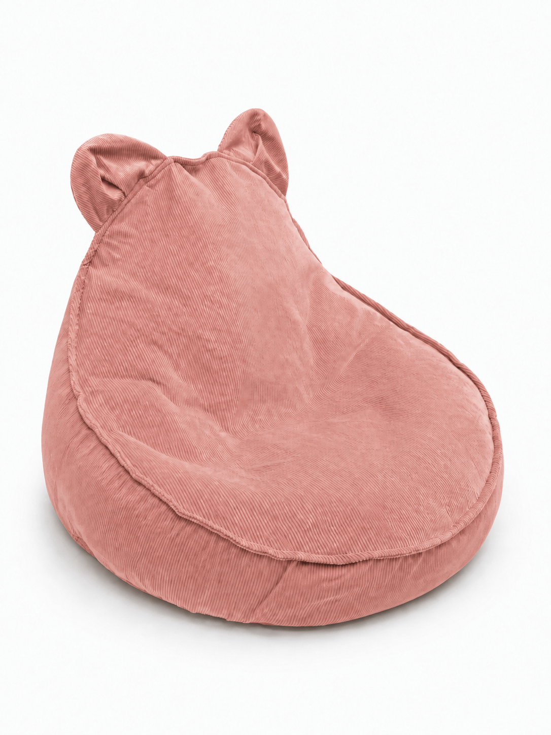 Grand pouf Ours en Corduroy à fines côtes Slimcord