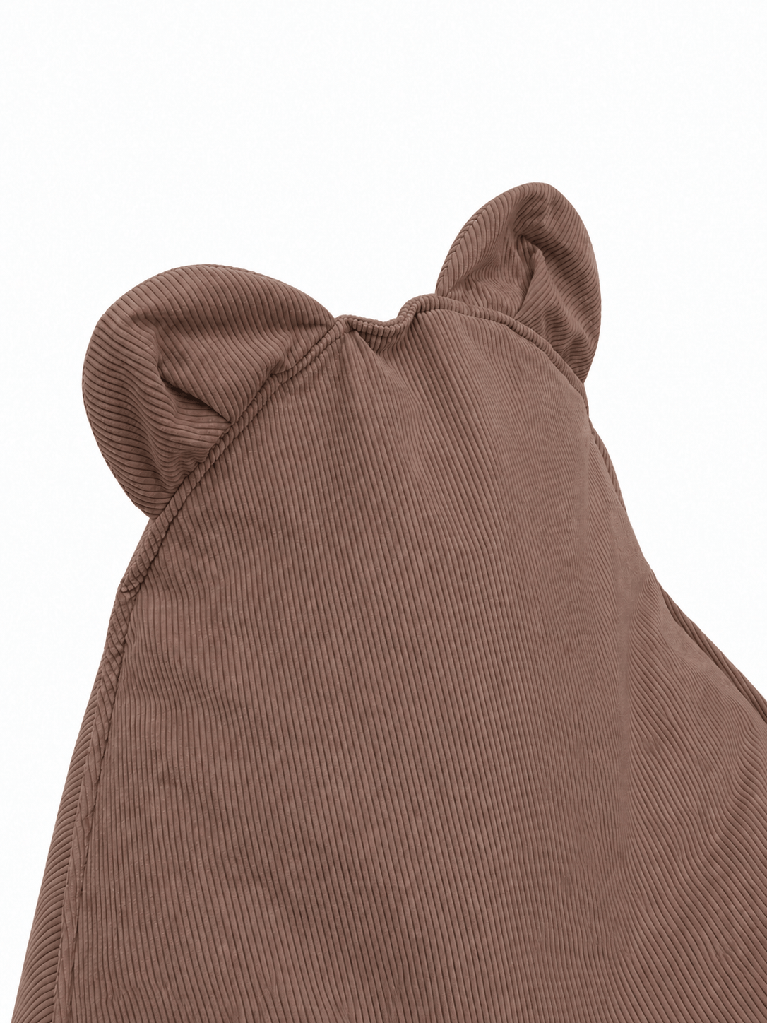 Grand pouf Ours en Corduroy à fines côtes Slimcord