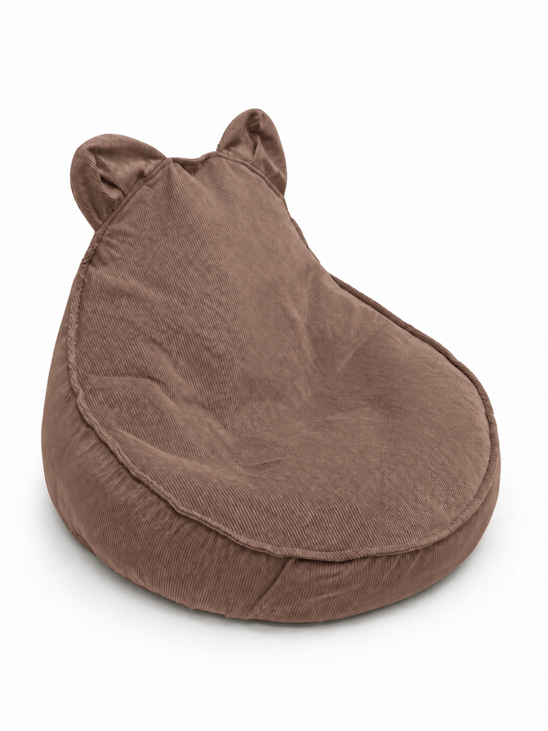 Grand pouf Ours en Corduroy à fines côtes Slimcord