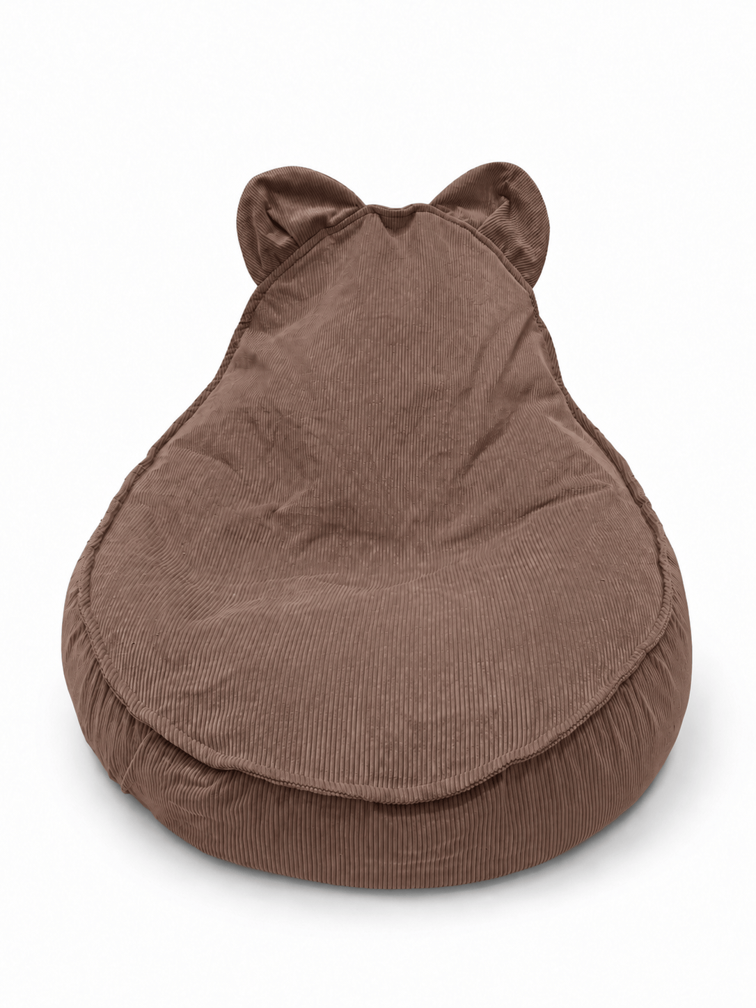 Grand pouf Ours en Corduroy à fines côtes Slimcord
