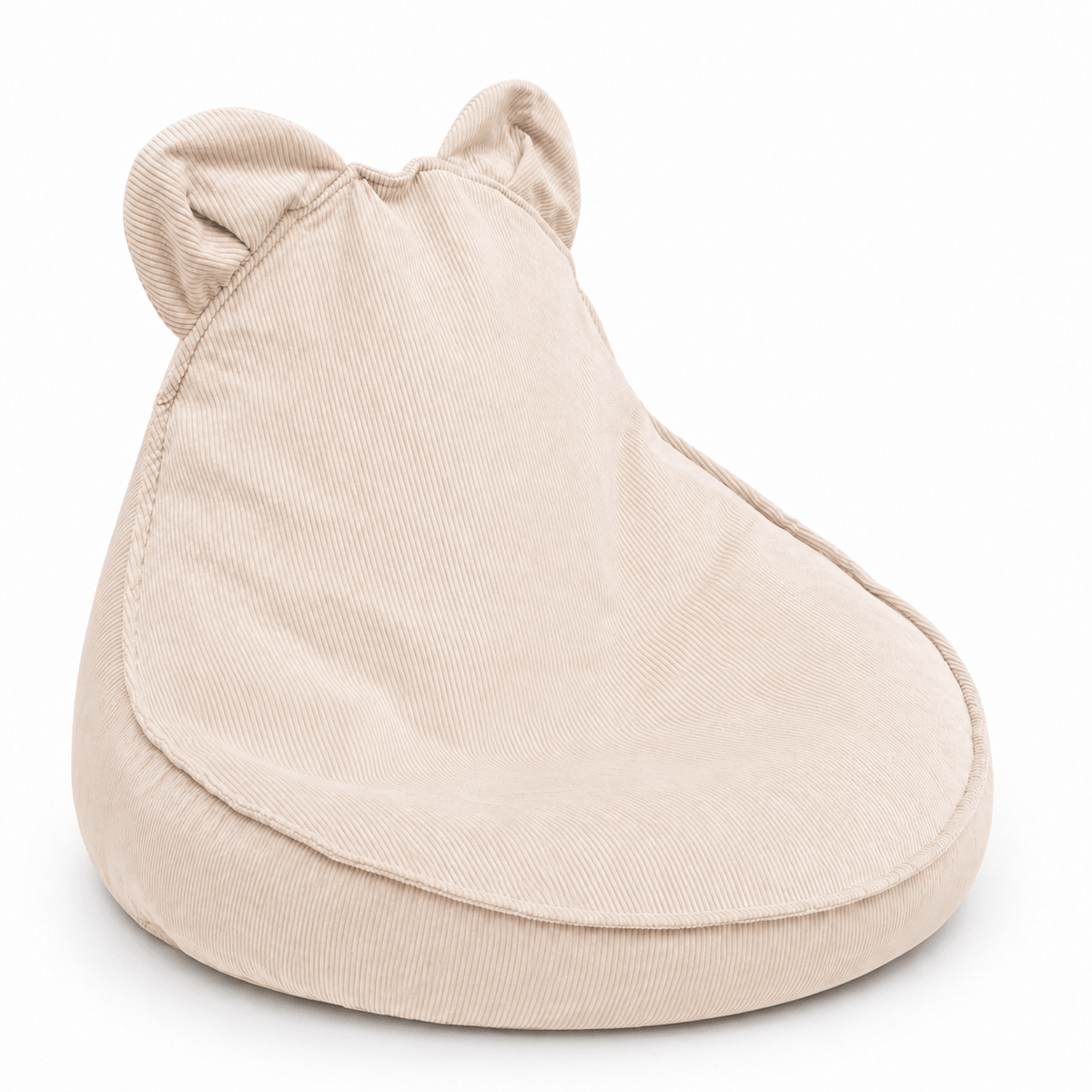 Grand pouf Ours en Corduroy à fines côtes Slimcord