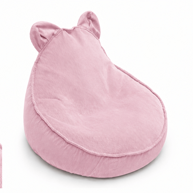 Grand pouf Ours en Corduroy à fines côtes Slimcord