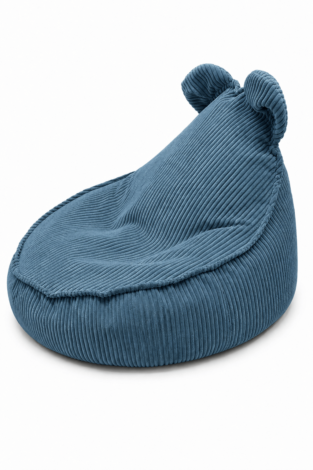 Grand pouf Ours en velours Corduroy à larges côtes Aesthetic