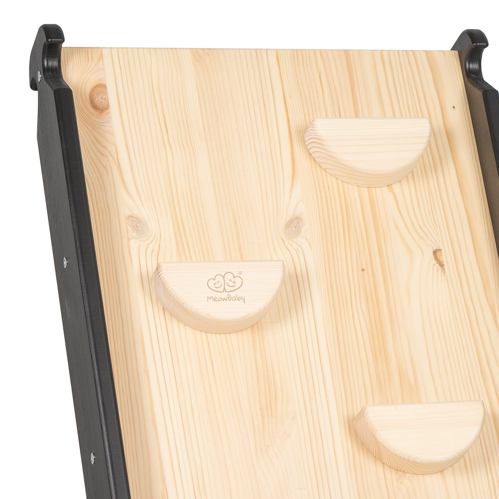 Meowbaby Slide & Climbing Wall 2 in 1 for Kids Wooden Triangle