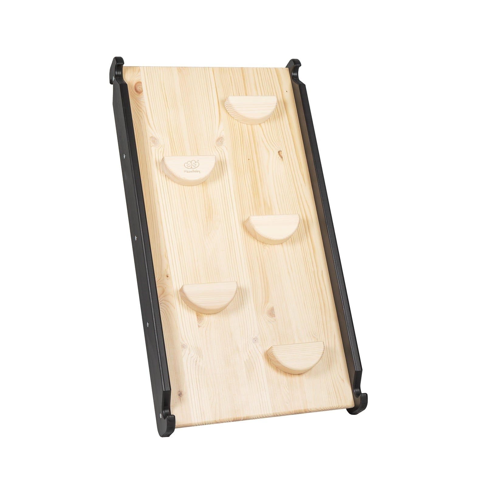 Meowbaby Slide & Climbing Wall 2 in 1 for Kids Wooden Triangle