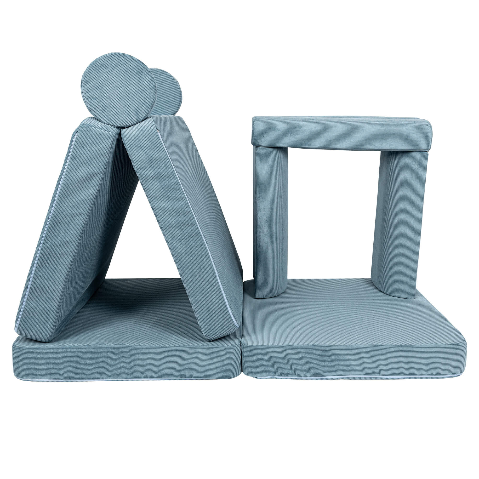 Meowbaby Slimcord Kids Play Sofa - Modular Play Couch | 8 Pieces