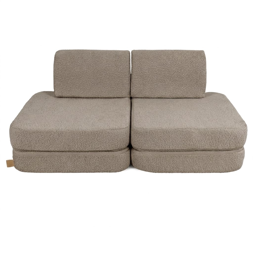 Meowbaby Modular Kids Sofa Basic - 4 Pieces | Boucle