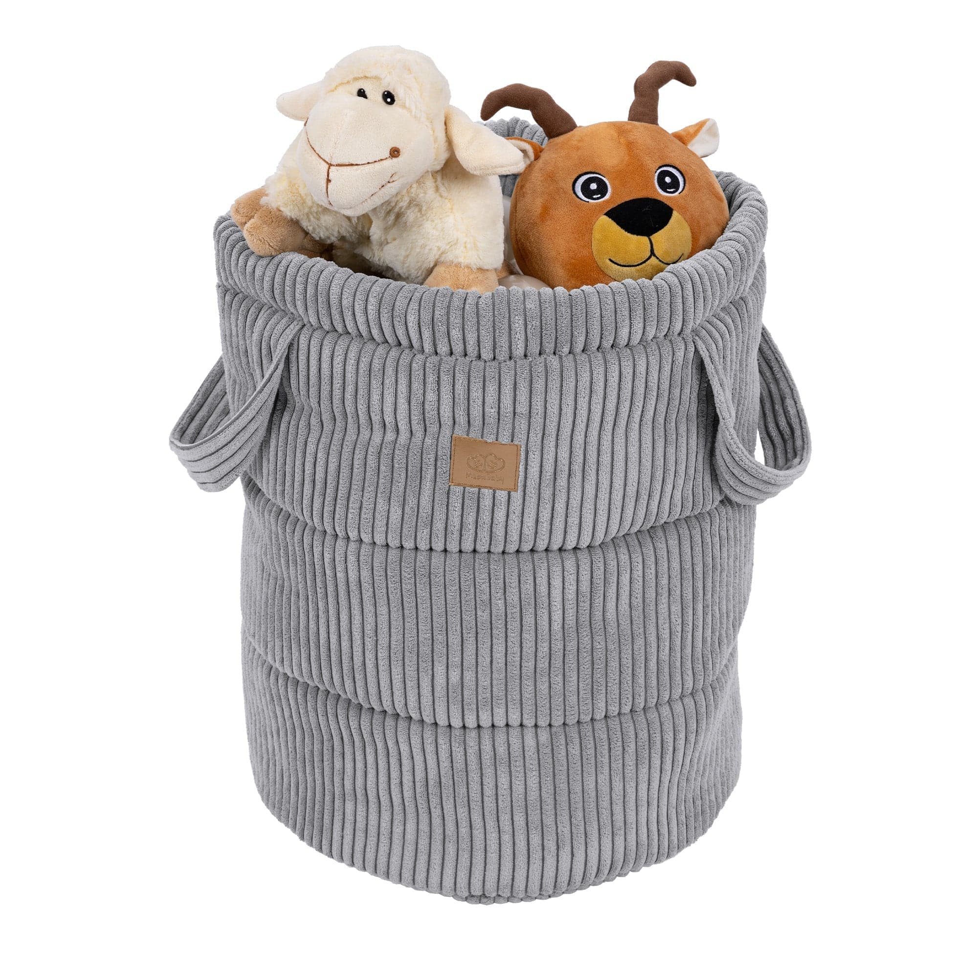 Meowbaby Toy Storage Basket for Kids – Corduroy Organizer | Aesthetic