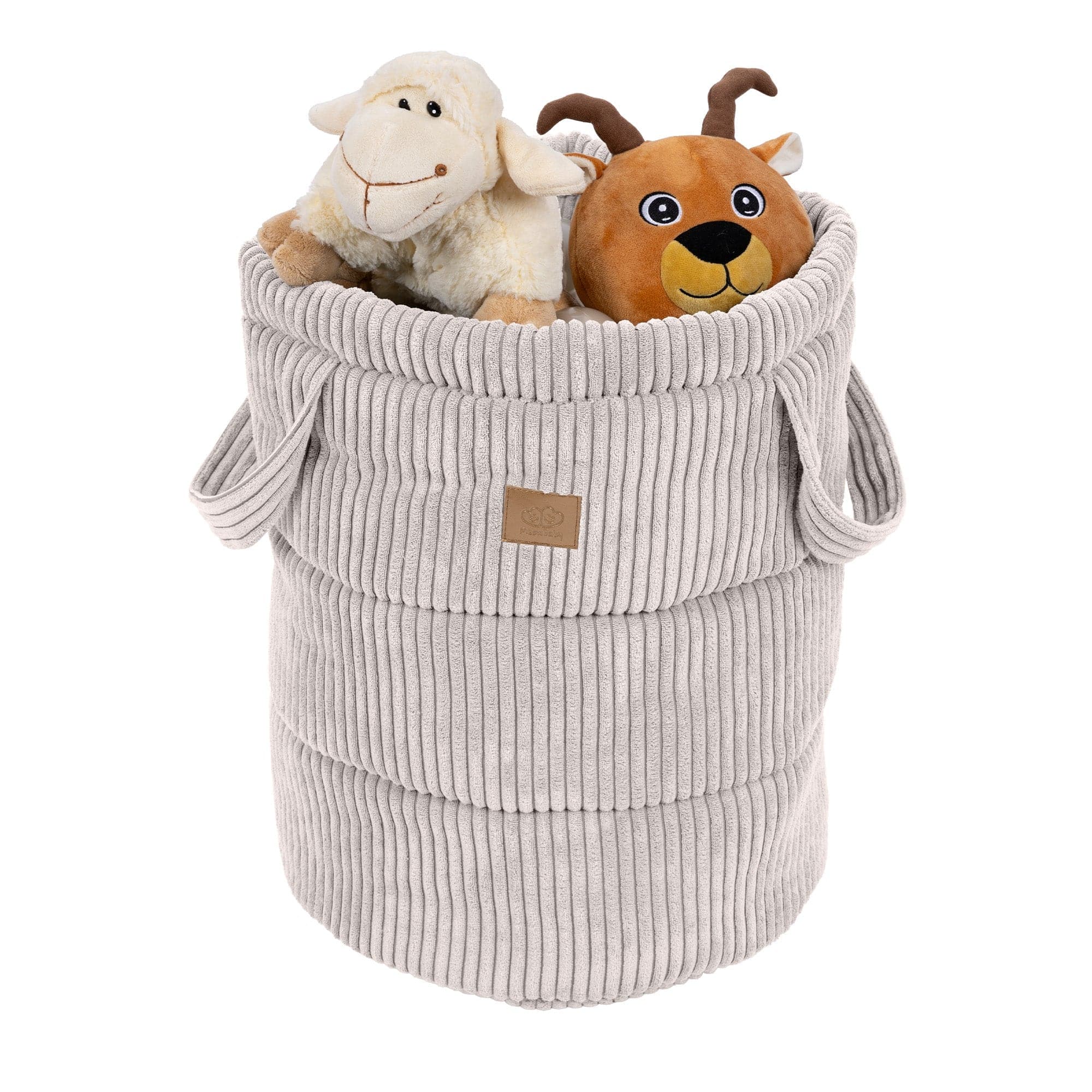 Meowbaby Toy Storage Basket for Kids – Corduroy Organizer | Aesthetic