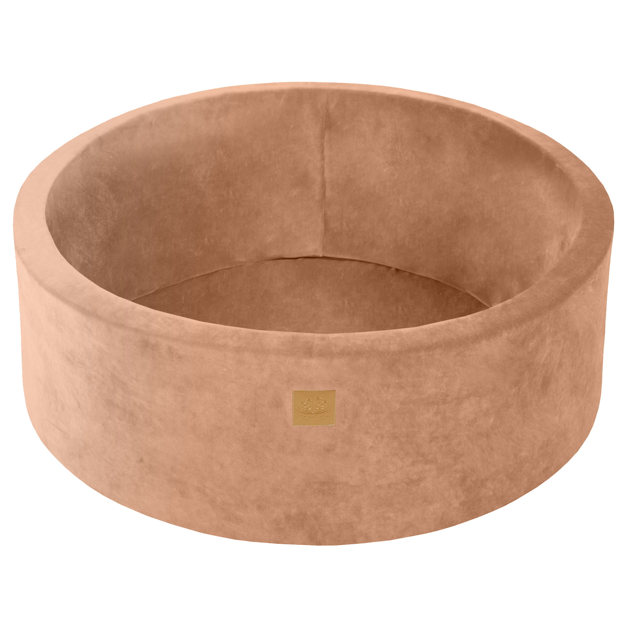 Meowbaby Velvet Foam Baby Ball Pit Beige | Balls to Choose