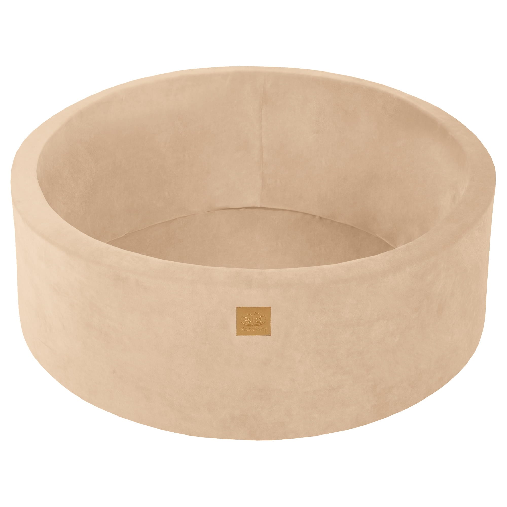 Meowbaby Velvet Foam Baby Ball Pit Ecru | Balls to Choose