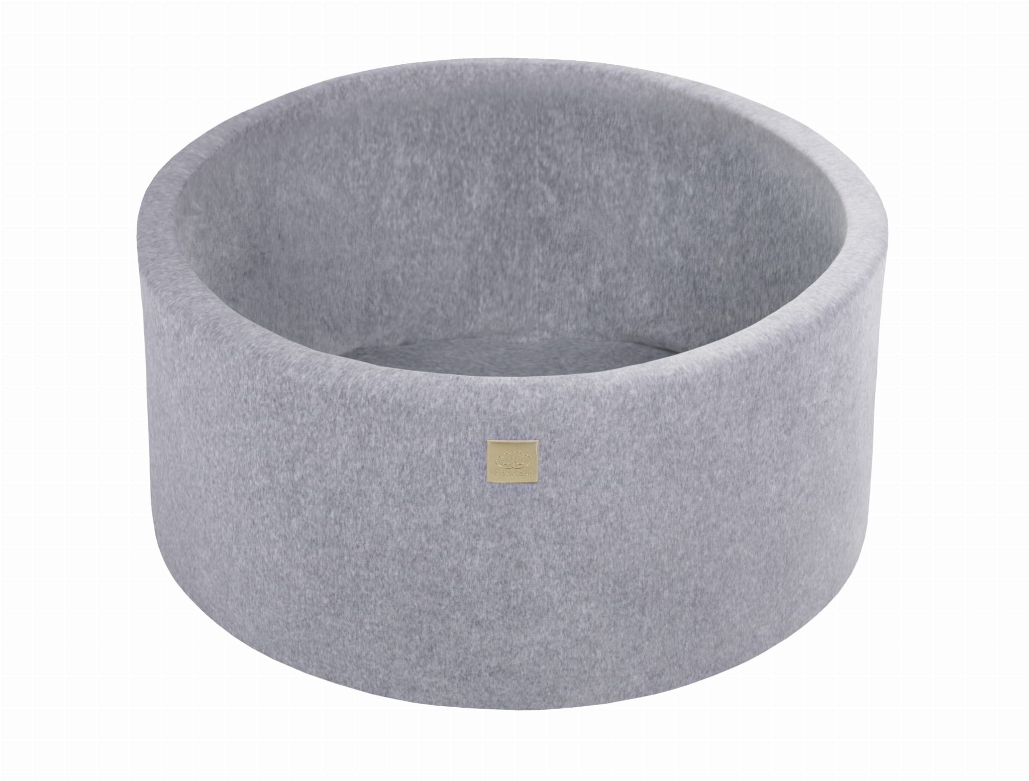 Meowbaby Velvet Foam Baby Ball Pit Light Grey | Balls to Choose