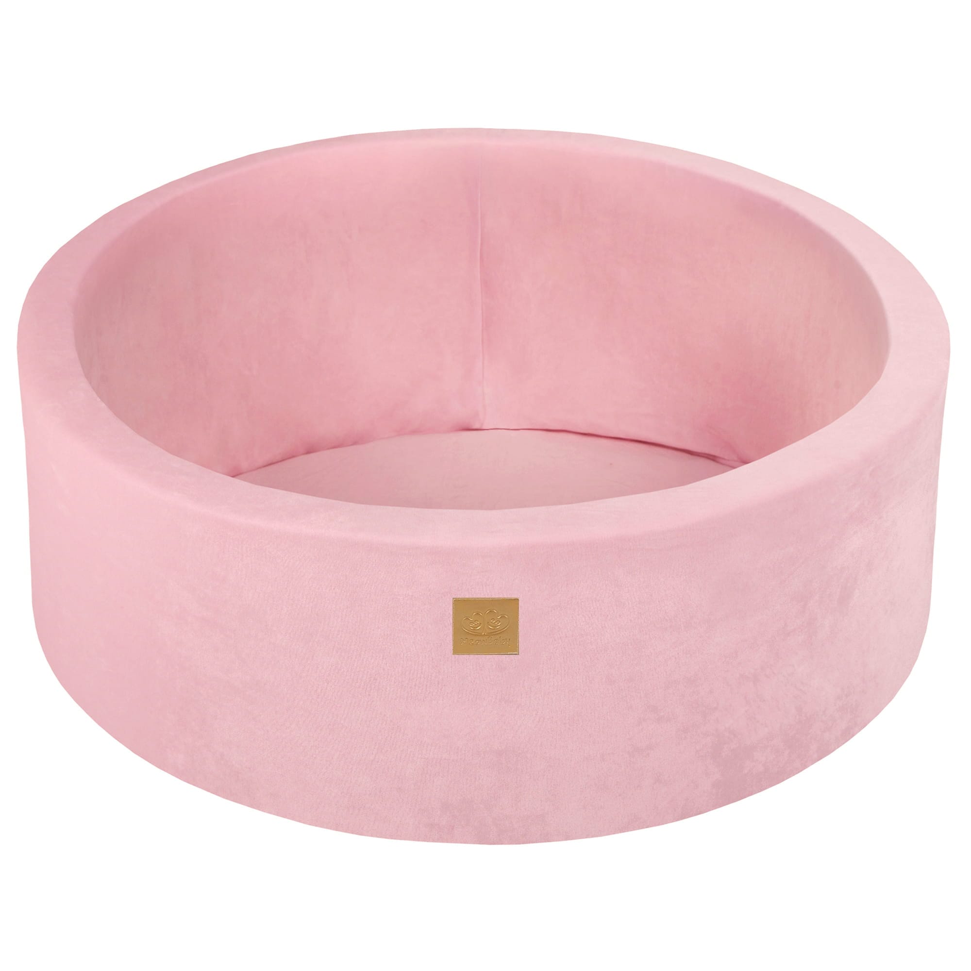 Meowbaby Velvet Foam Baby Ball Pit Powder Pink | Balls to Choose