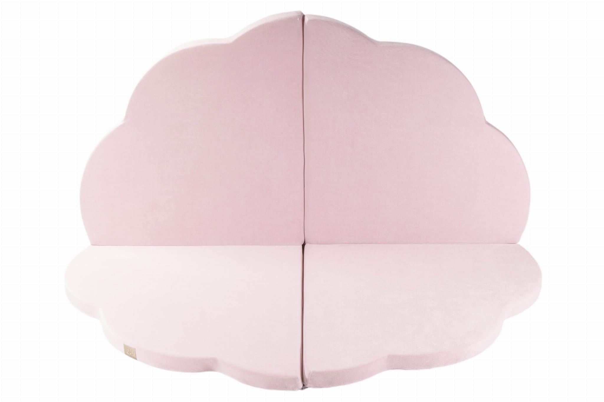 Meowbaby Velvet - Foldable Foam Baby Cloud Play Mat | Perfect for Crawling
