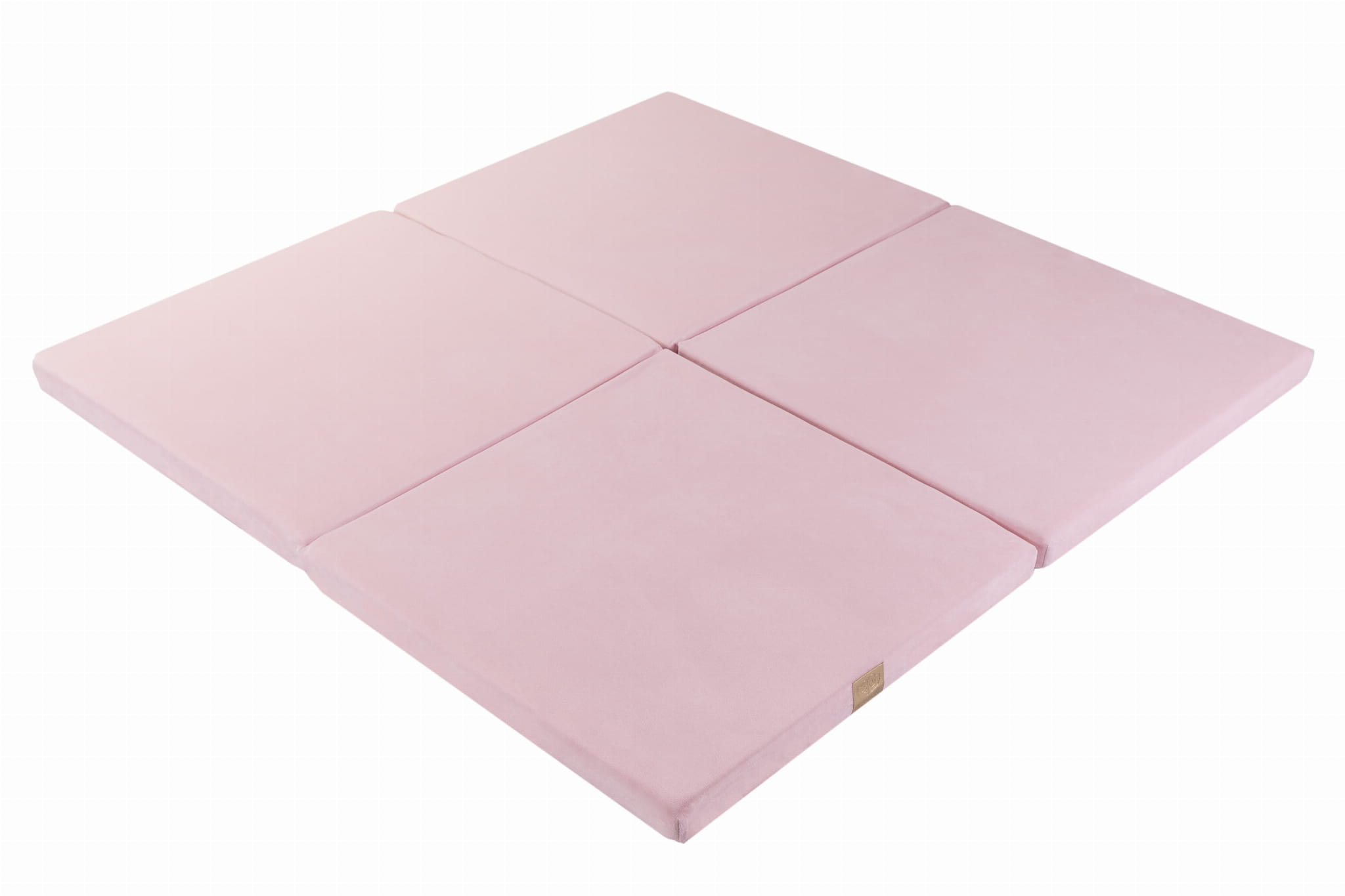 Meowbaby Velvet - Foldable Foam Baby Square Play Mat | Perfect for Crawling