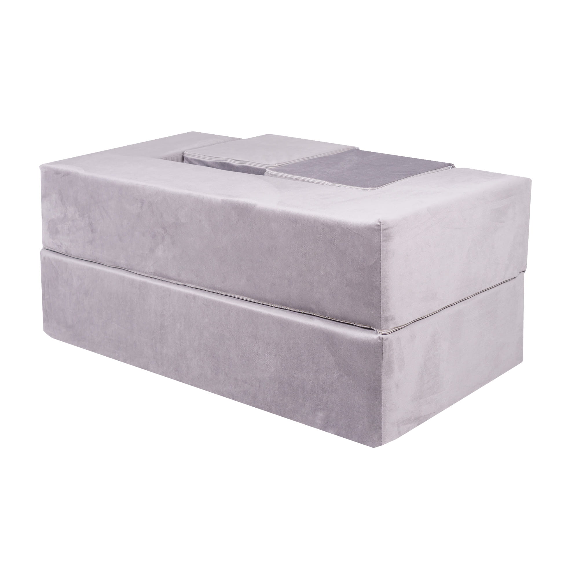 Meowbaby Velvet Kids Play Sofa Cube - Modular Play Couch | 4 Pieces