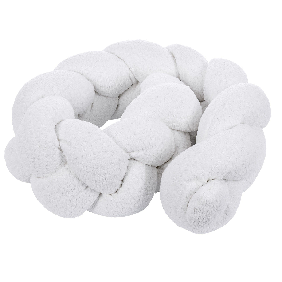 Meowbaby Braided Crib Bumper – Soft Baby Cot Protector | Boucle
