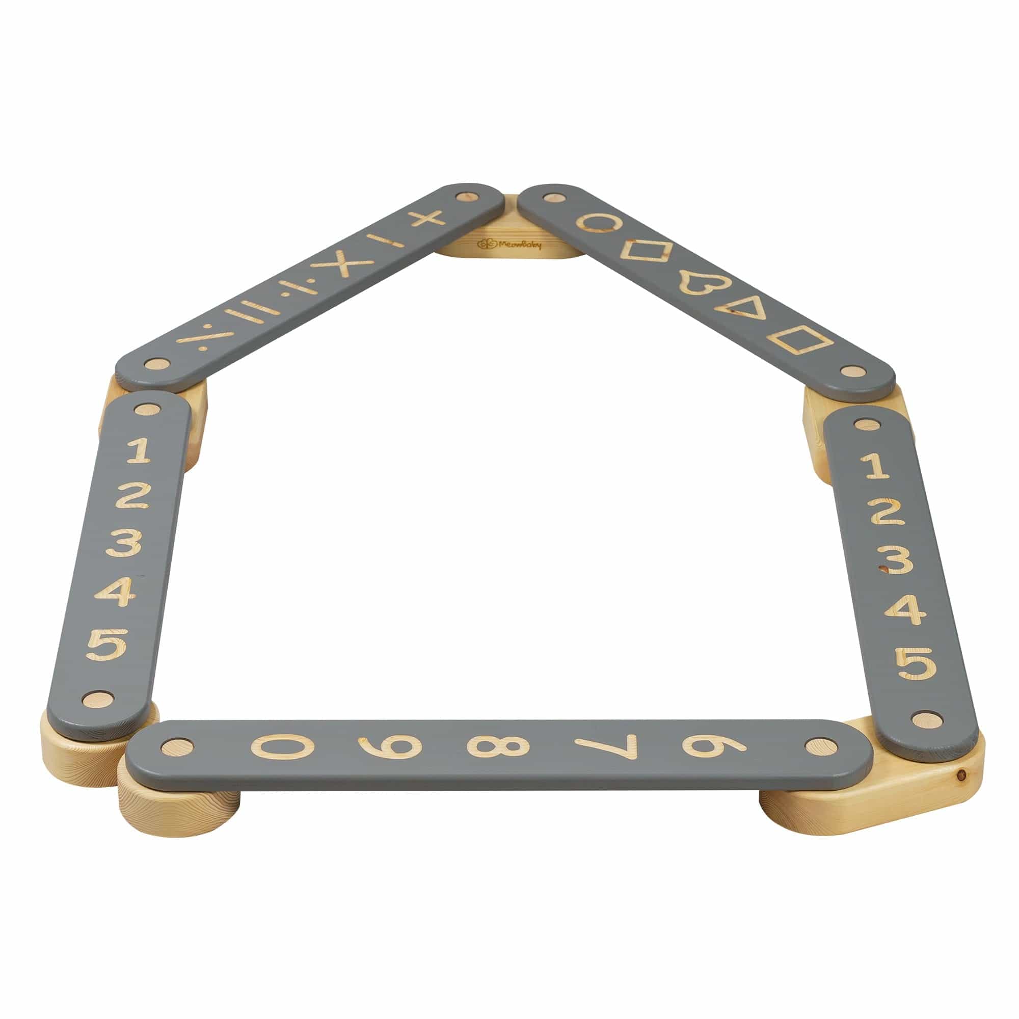 Meowbaby Wooden Balance Beam for Kids - Toddler Coordination Exercise