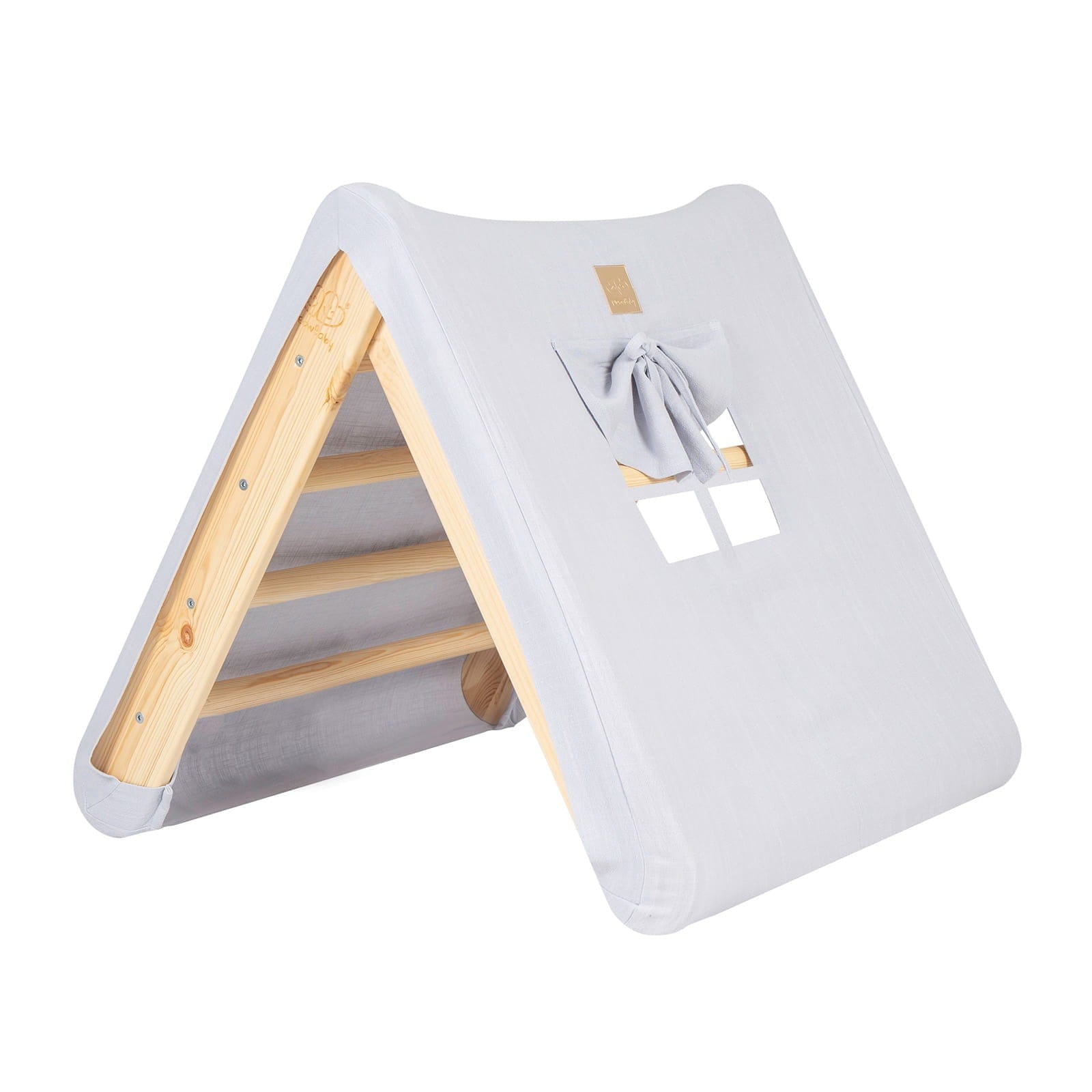 Meowbaby Wooden Climbing Frame for Kids - Montessori Climbing Triangle