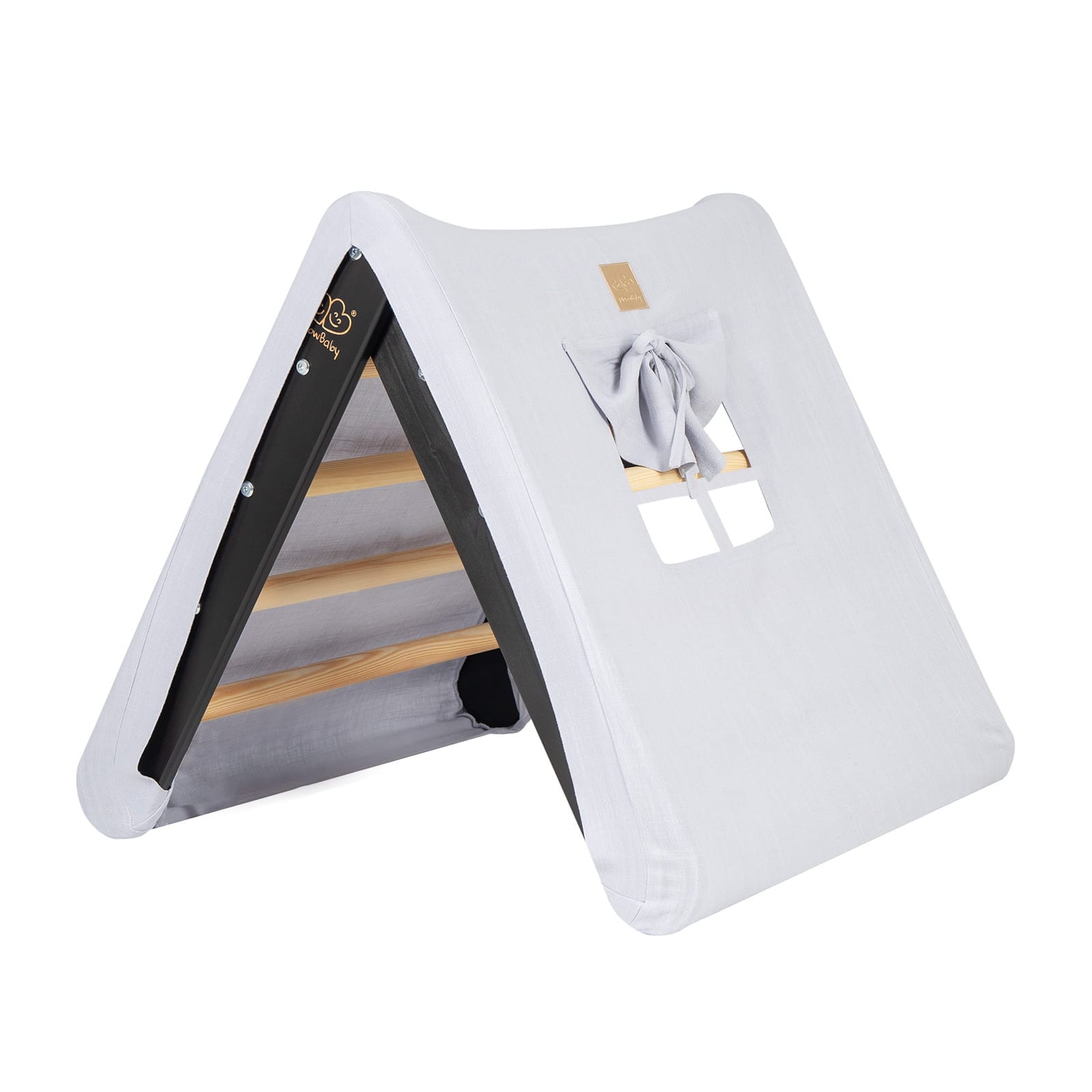 Meowbaby Wooden Climbing Frame for Kids - Montessori Climbing Triangle