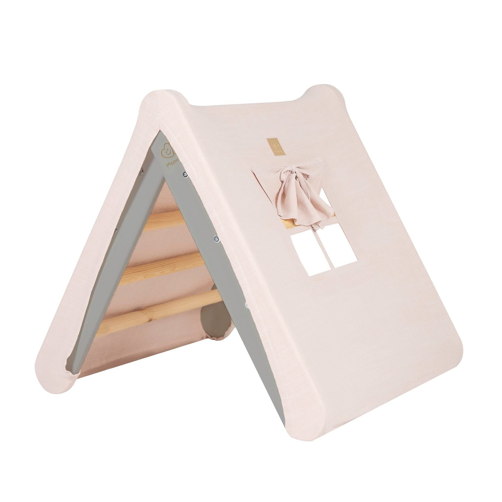 Meowbaby Wooden Climbing Frame for Kids - Montessori Climbing Triangle