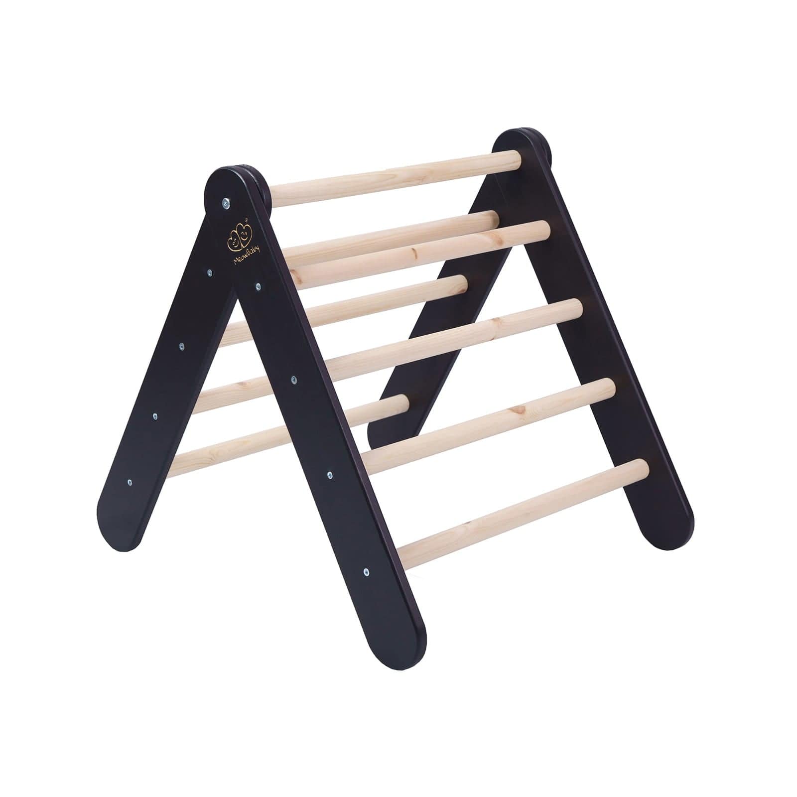 Meowbaby Wooden Climbing Frame for Kids - Montessori Climbing Triangle