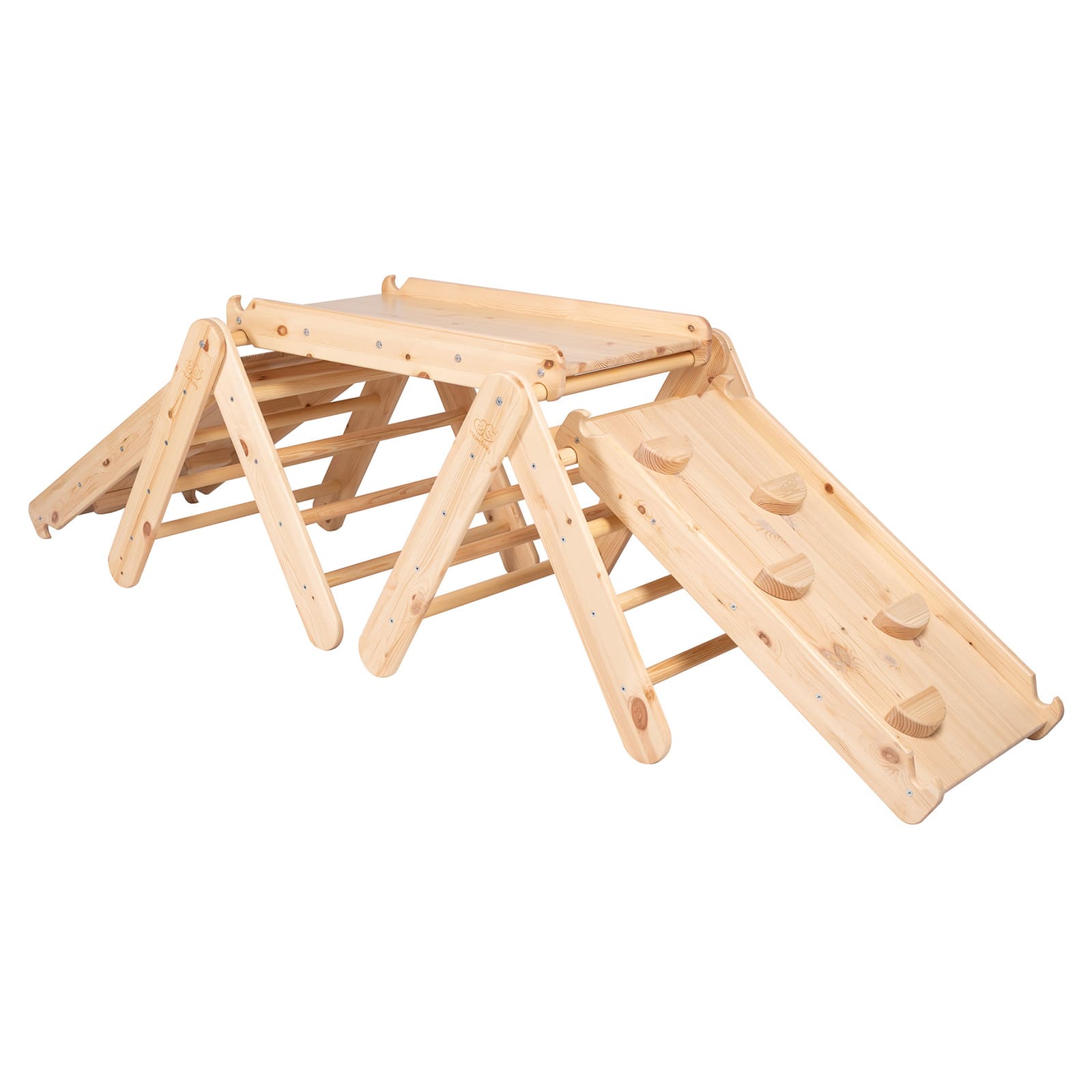 Meowbaby Wooden Climbing Playground Set for Toddler