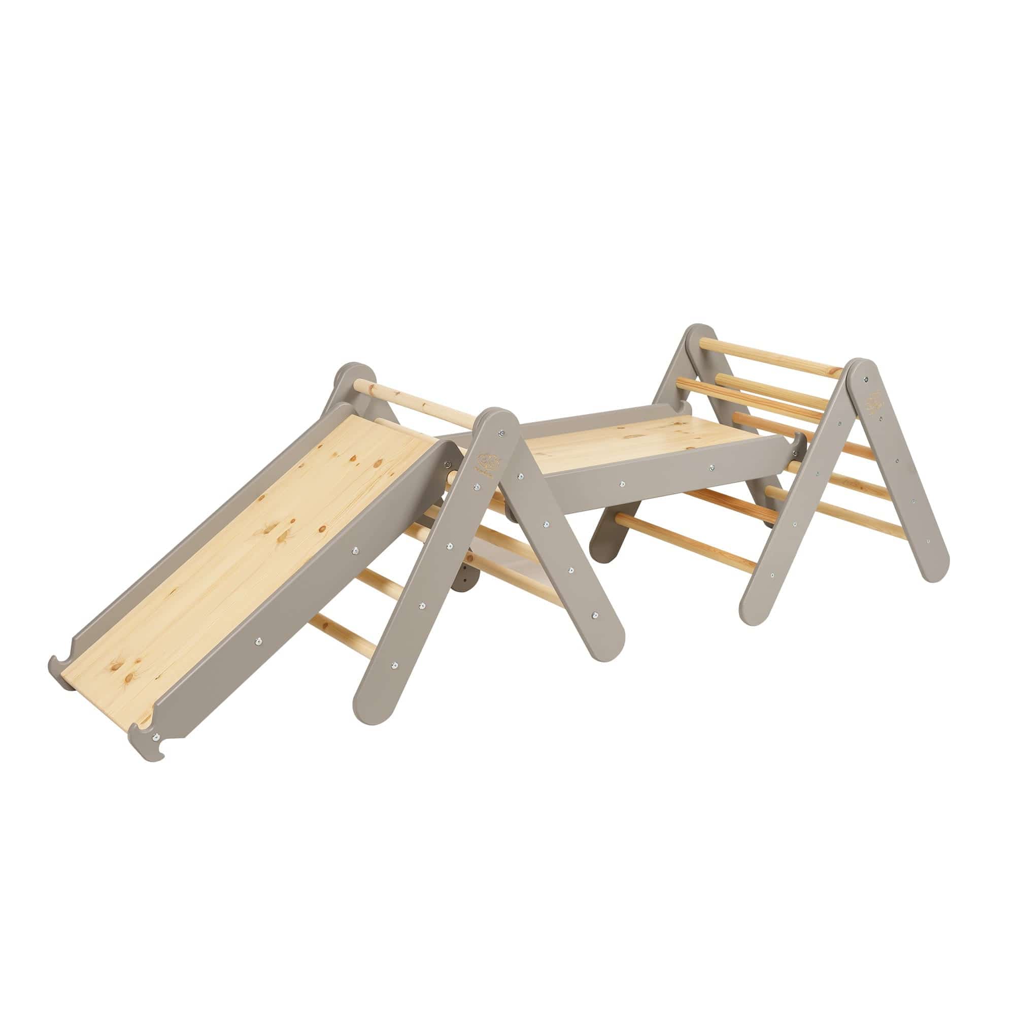 Meowbaby Wooden Climbing Playground Set for Toddler