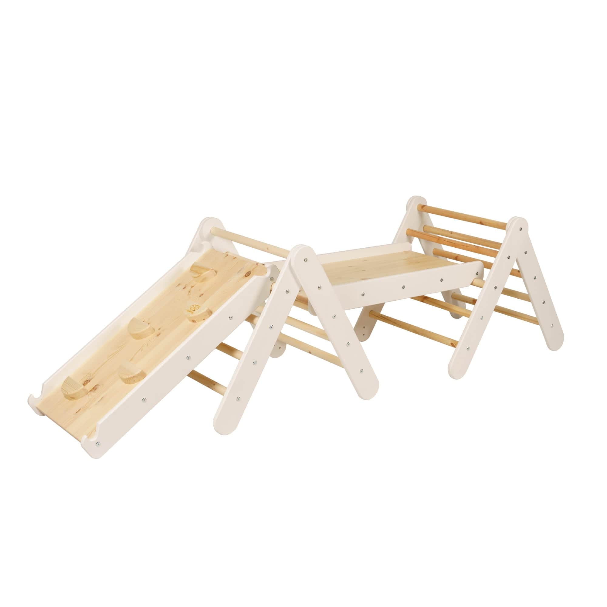 Meowbaby Wooden Climbing Playground Set for Toddler