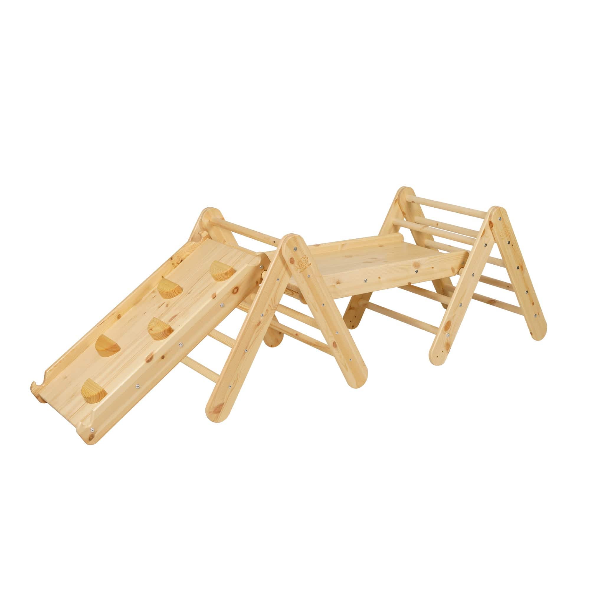 Meowbaby Wooden Climbing Playground Set for Toddler
