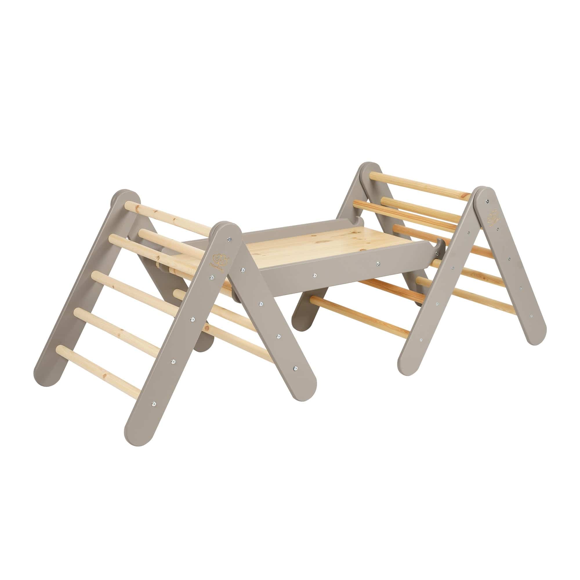 Meowbaby Wooden Climbing Playground Set for Toddler