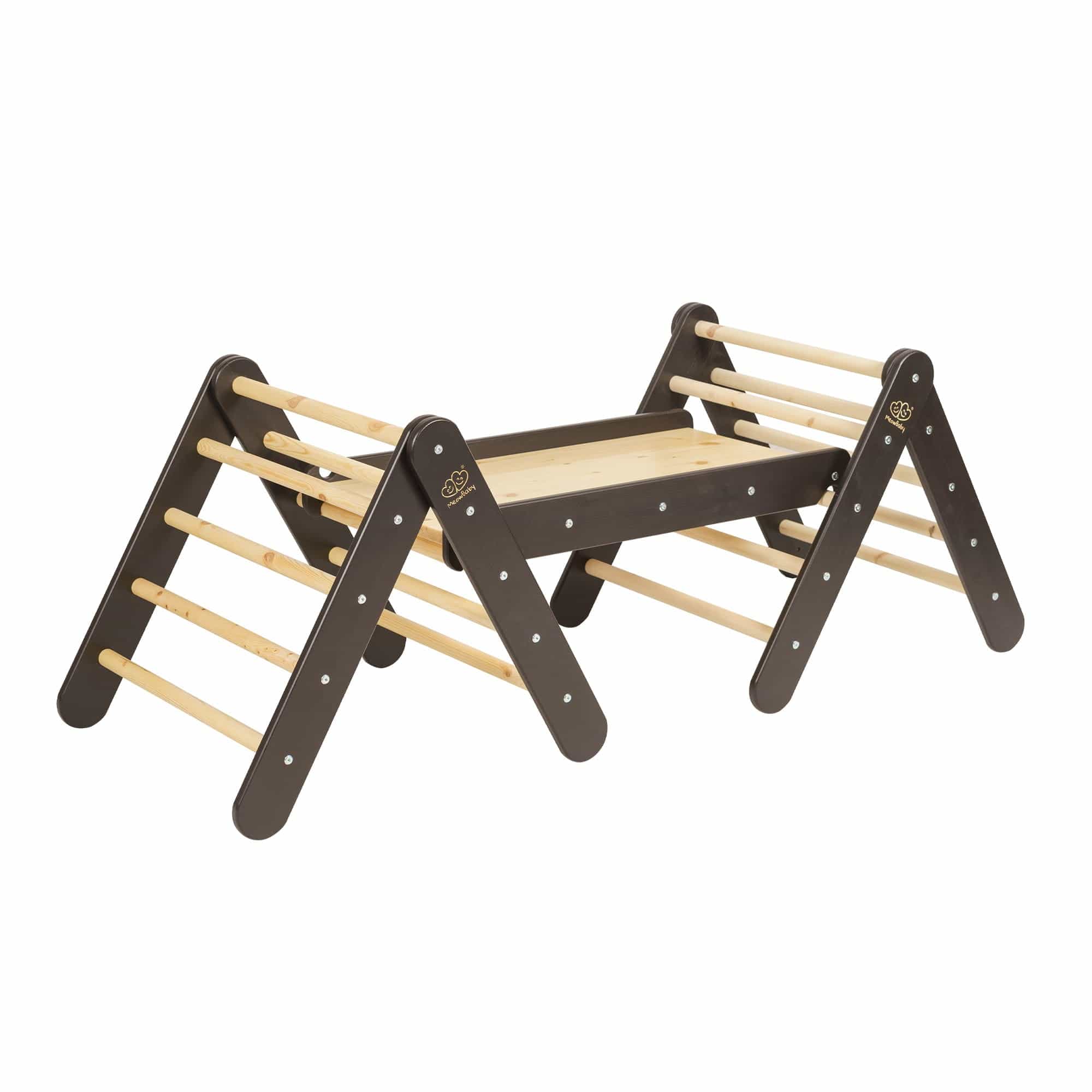 Meowbaby Wooden Climbing Playground Set for Toddler