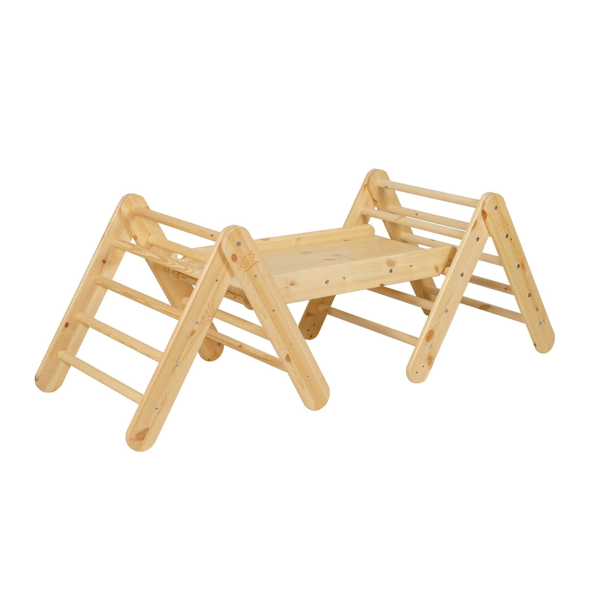 Meowbaby Wooden Climbing Playground Set for Toddler