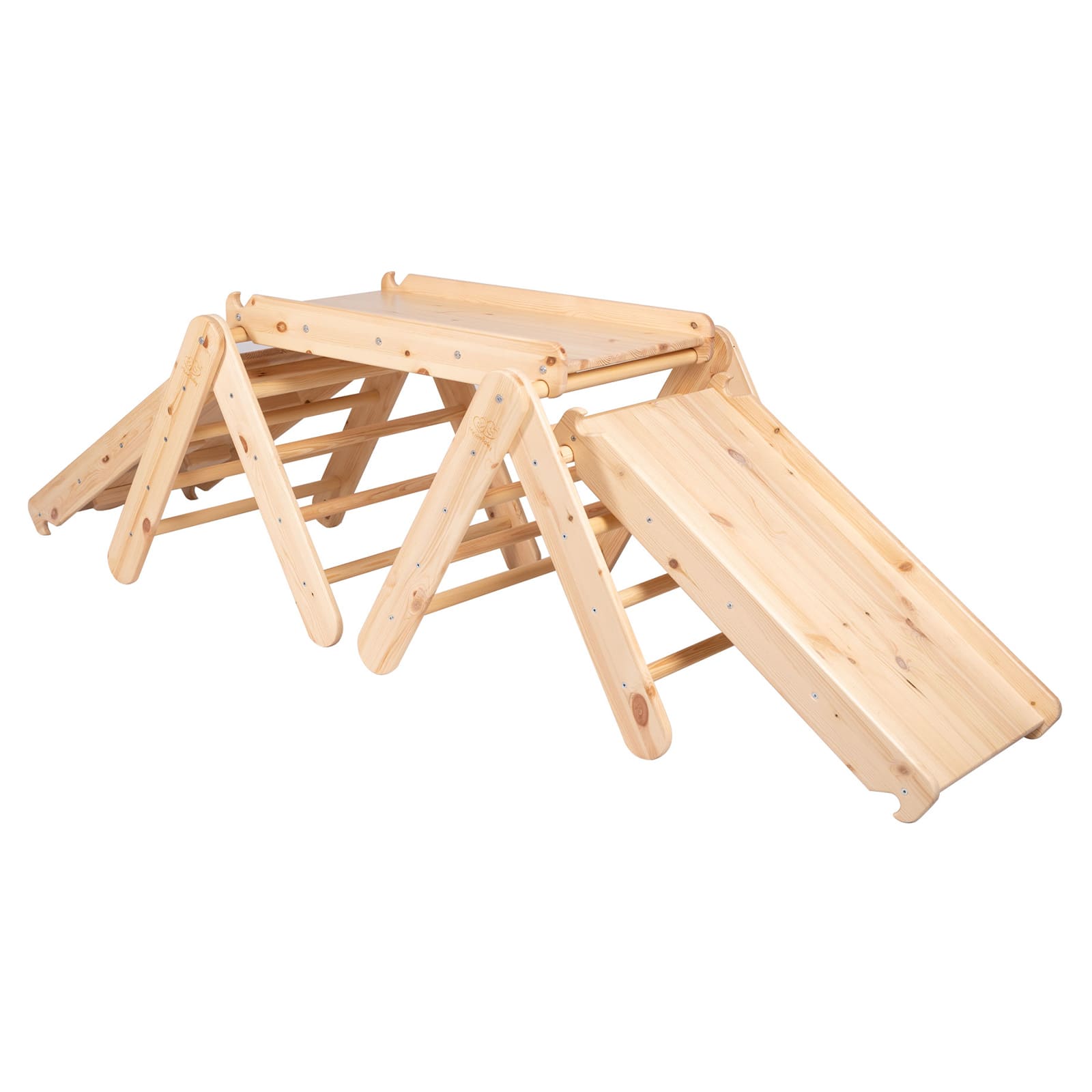 Meowbaby Wooden Climbing Playground Set for Toddler