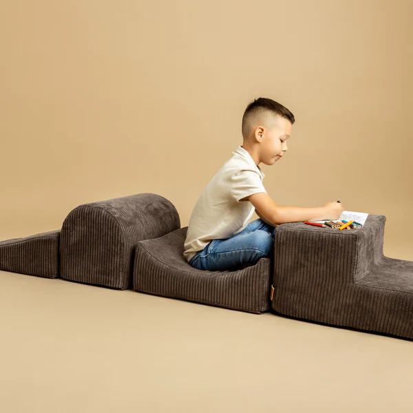 Parcours de motricité en velours Corduroy à larges côtes Aesthetic | 4 pièces