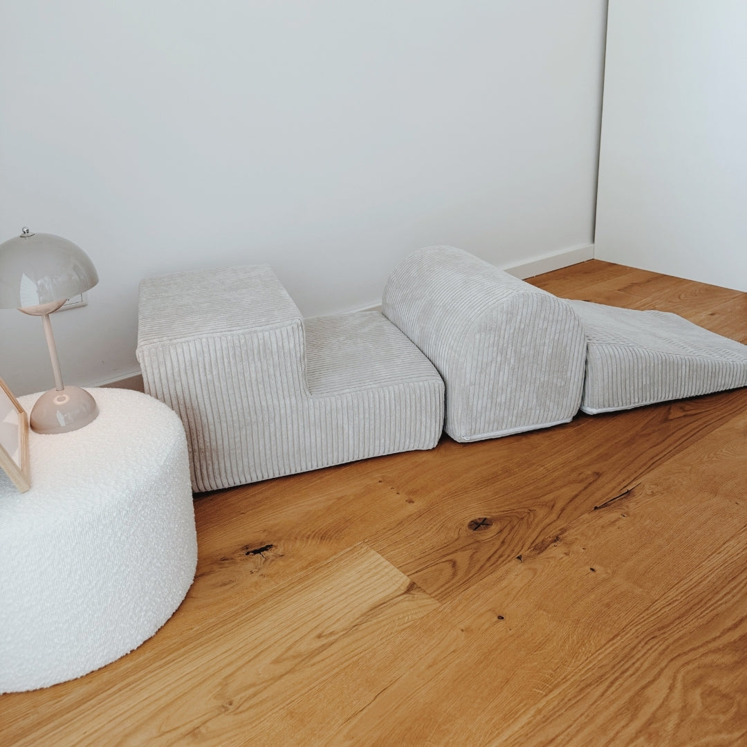 Parcours de motricité en velours Corduroy à larges côtes Aesthetic | 3 pièces