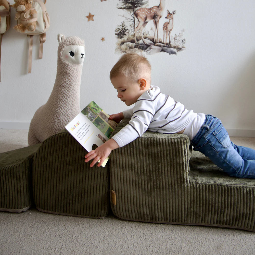 Parcours de motricité en velours Corduroy à larges côtes Aesthetic | 3 pièces