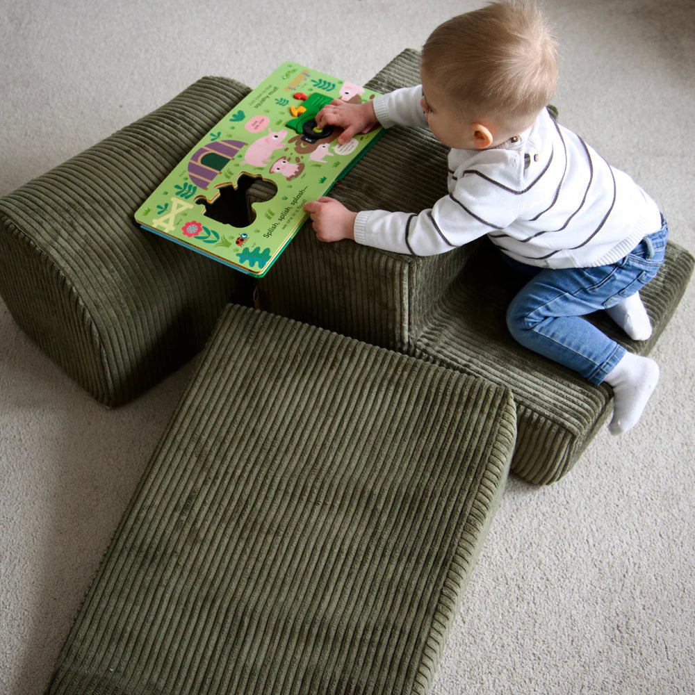 Parcours de motricité en velours Corduroy à larges côtes Aesthetic | 3 pièces