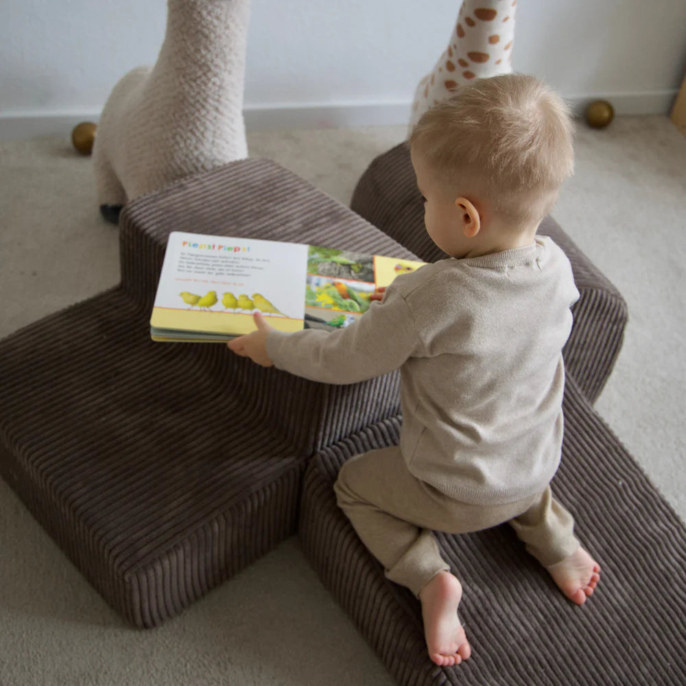 Parcours de motricité en velours Corduroy à larges côtes Aesthetic | 3 pièces