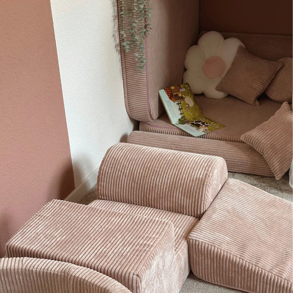 Parcours de motricité en velours Corduroy à larges côtes Aesthetic | 3 pièces