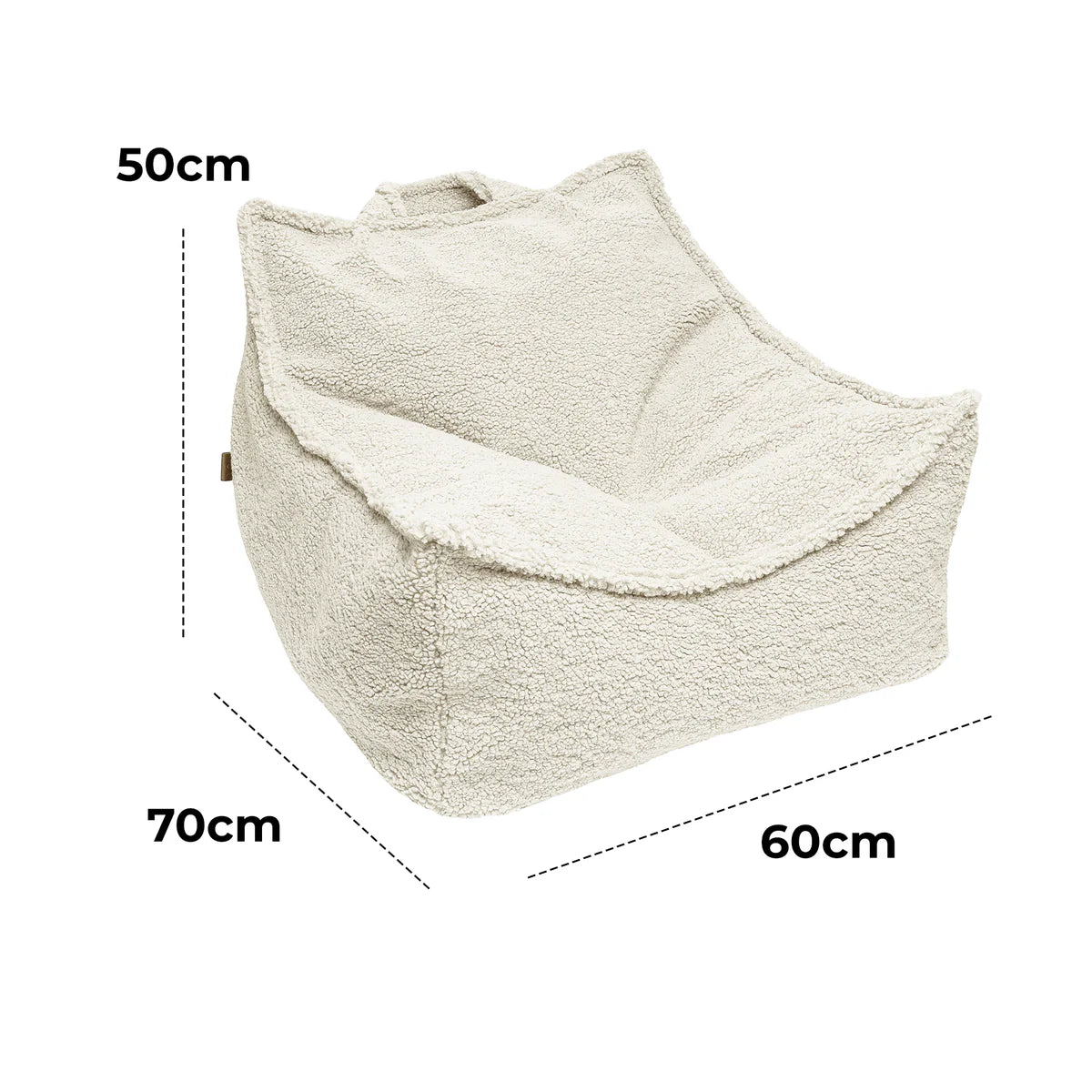 Pouf poire en peluche Bearly