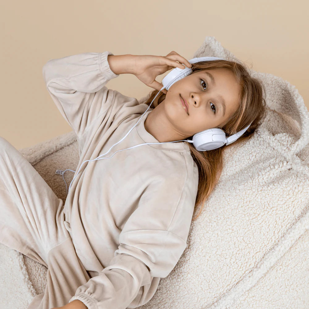 Pouf carré en peluche Bearly