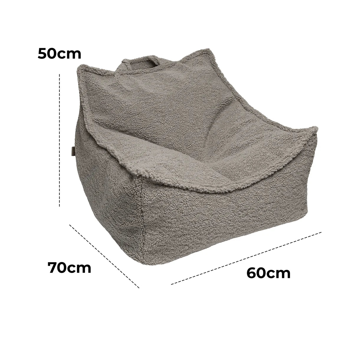 Pouf poire en peluche Bearly