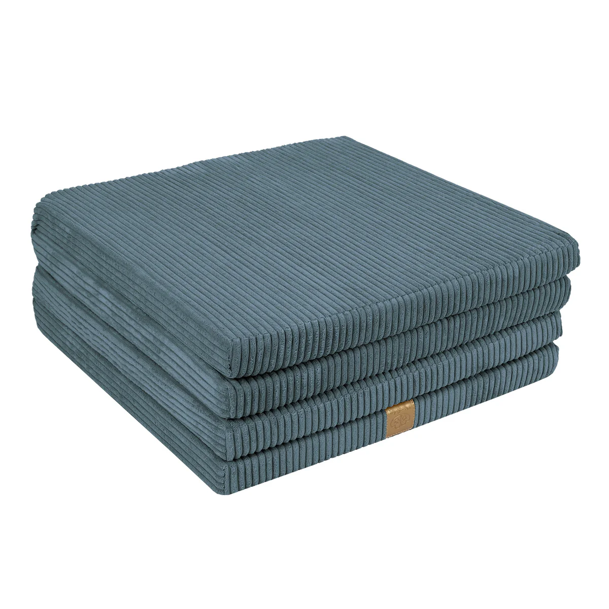 Tapis de jeu carré en velours Corduroy à larges côtes Aesthetic