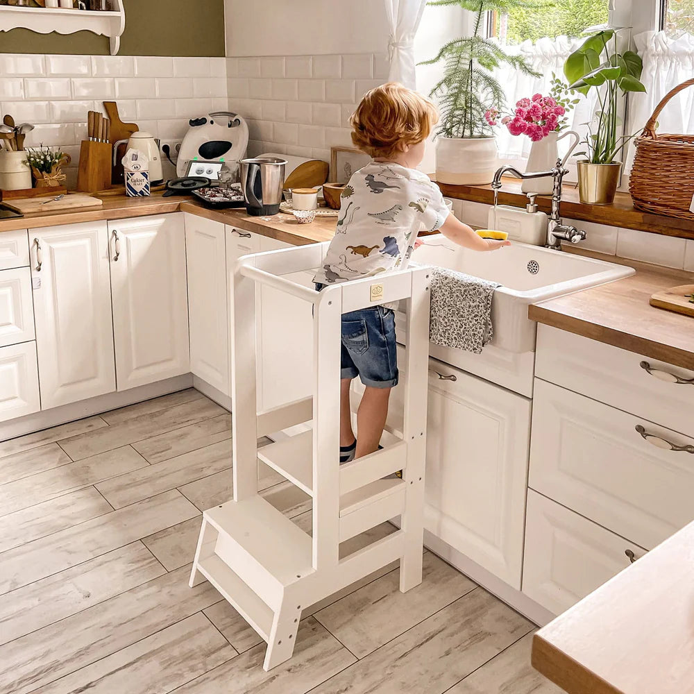 Tour d'observation Montessori ajustable, avec ou sans tableau noir | 3 hauteurs