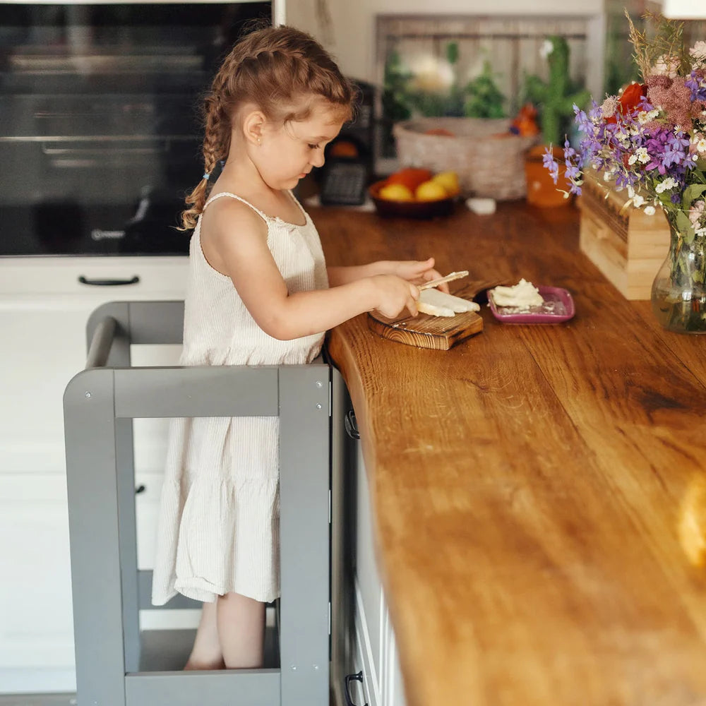 Tour d'observation Montessori ajustable, avec ou sans tableau noir | 3 hauteurs