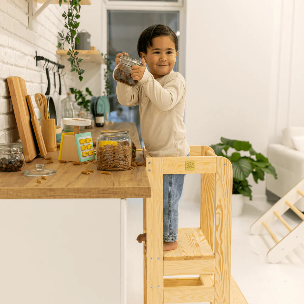 Tour d'observation Montessori ajustable, avec ou sans tableau noir | 3 hauteurs